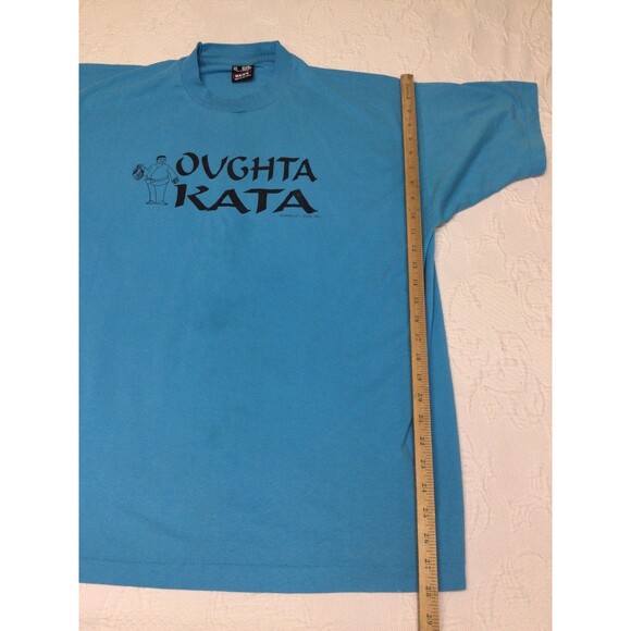 Vintage 1997 Best Fruit Of The Loom Shirt "Oughta Kata" Size XXL Funny Graphic - Picture 6 of 7